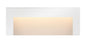 Taper Deck Sconce Wide Horizontal In White Finish