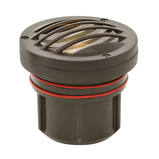 Well Light Variable Output LED 2700K Grill Top In Light Bronze Finish