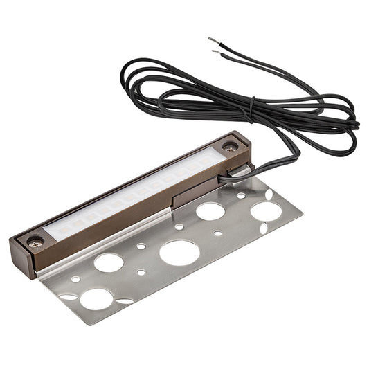 Presto 12V LED Hardscape In Light Bronze Finish