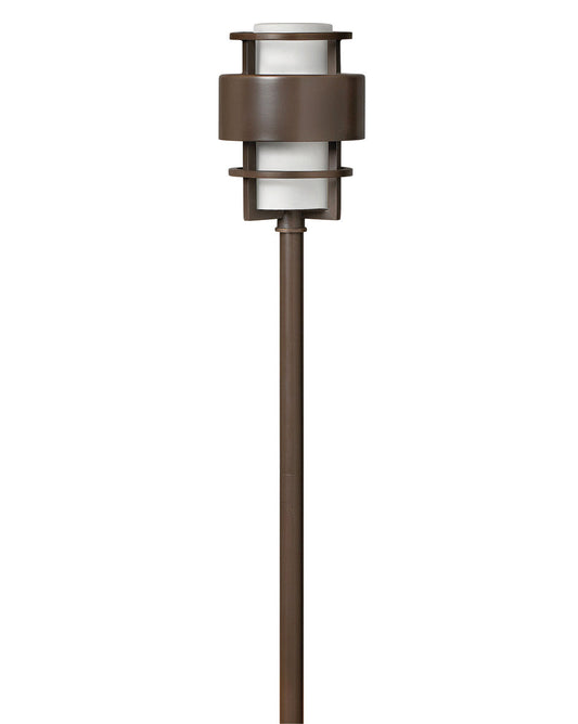 Saturn LED Path Light In Dark Bronze Finish