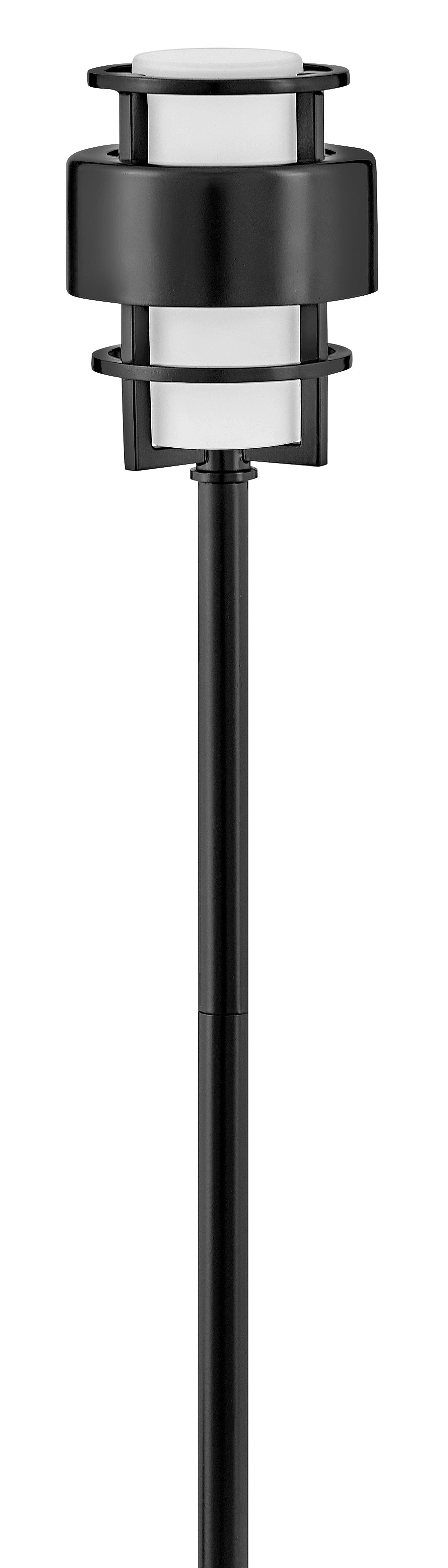 Saturn LED Path Light In Black Finish