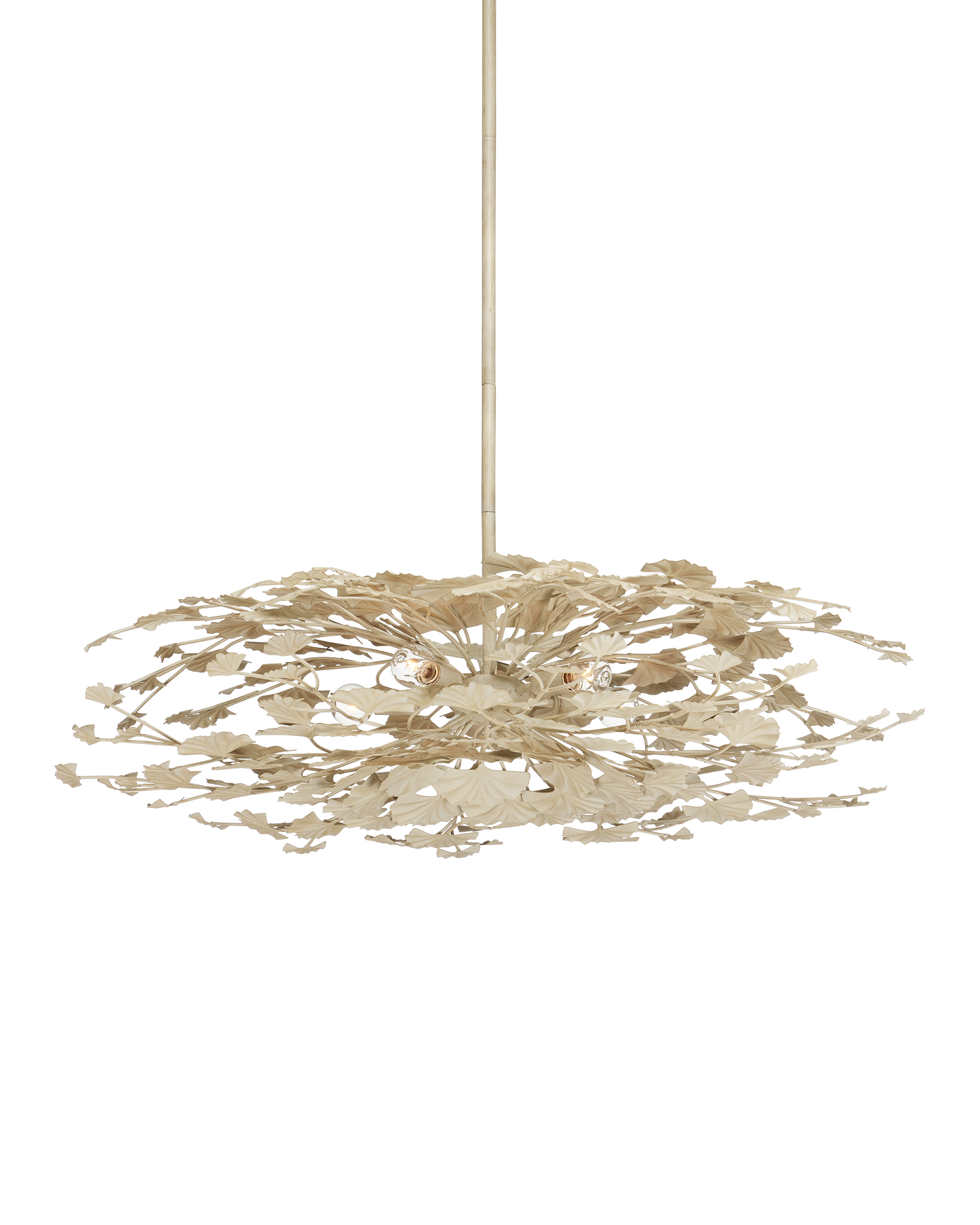 Maidenhair Cream Semi-Flush Mount