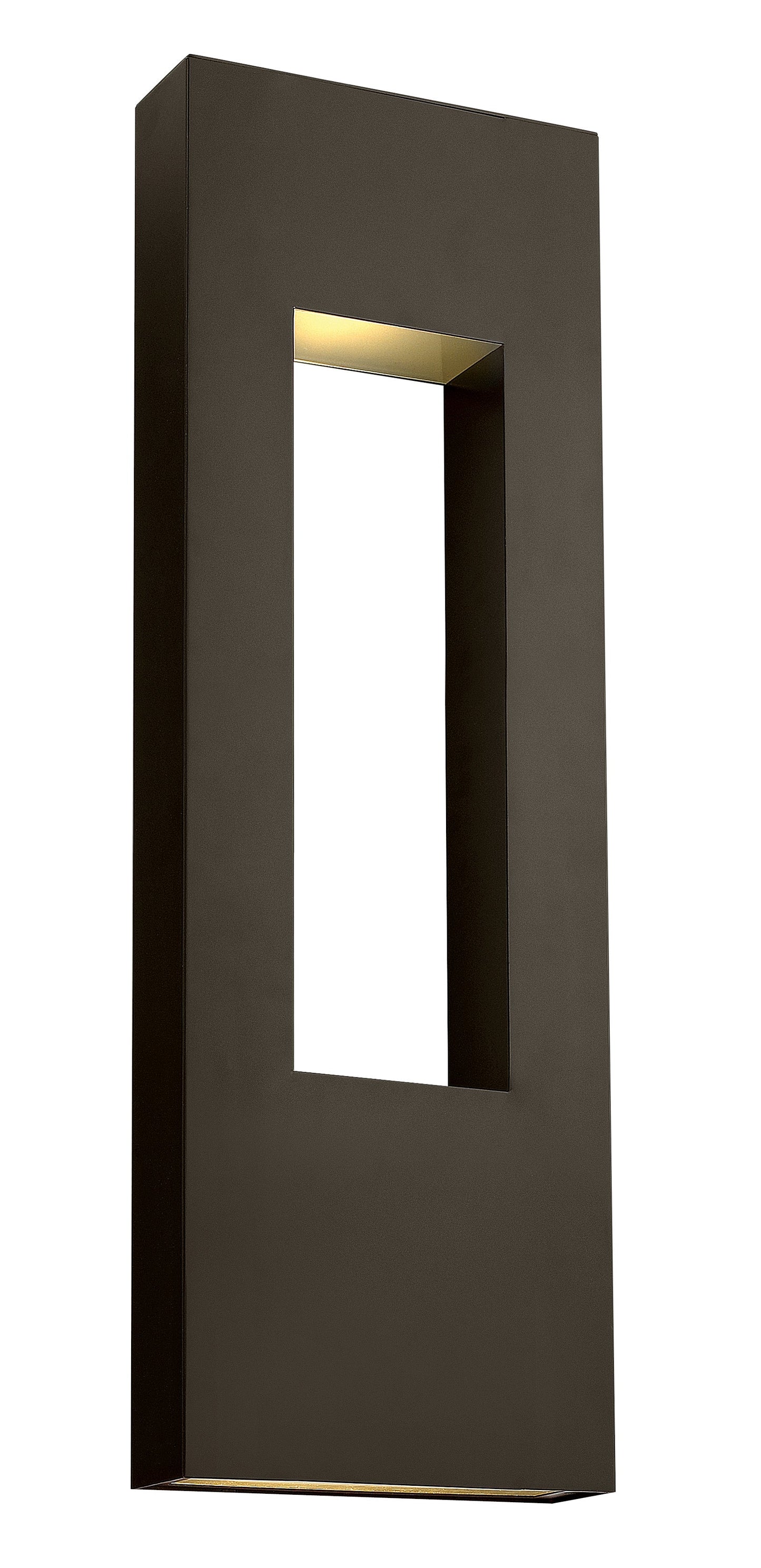 Atlantis Extra Large Wall Mount Lantern In Light Bronze Finish