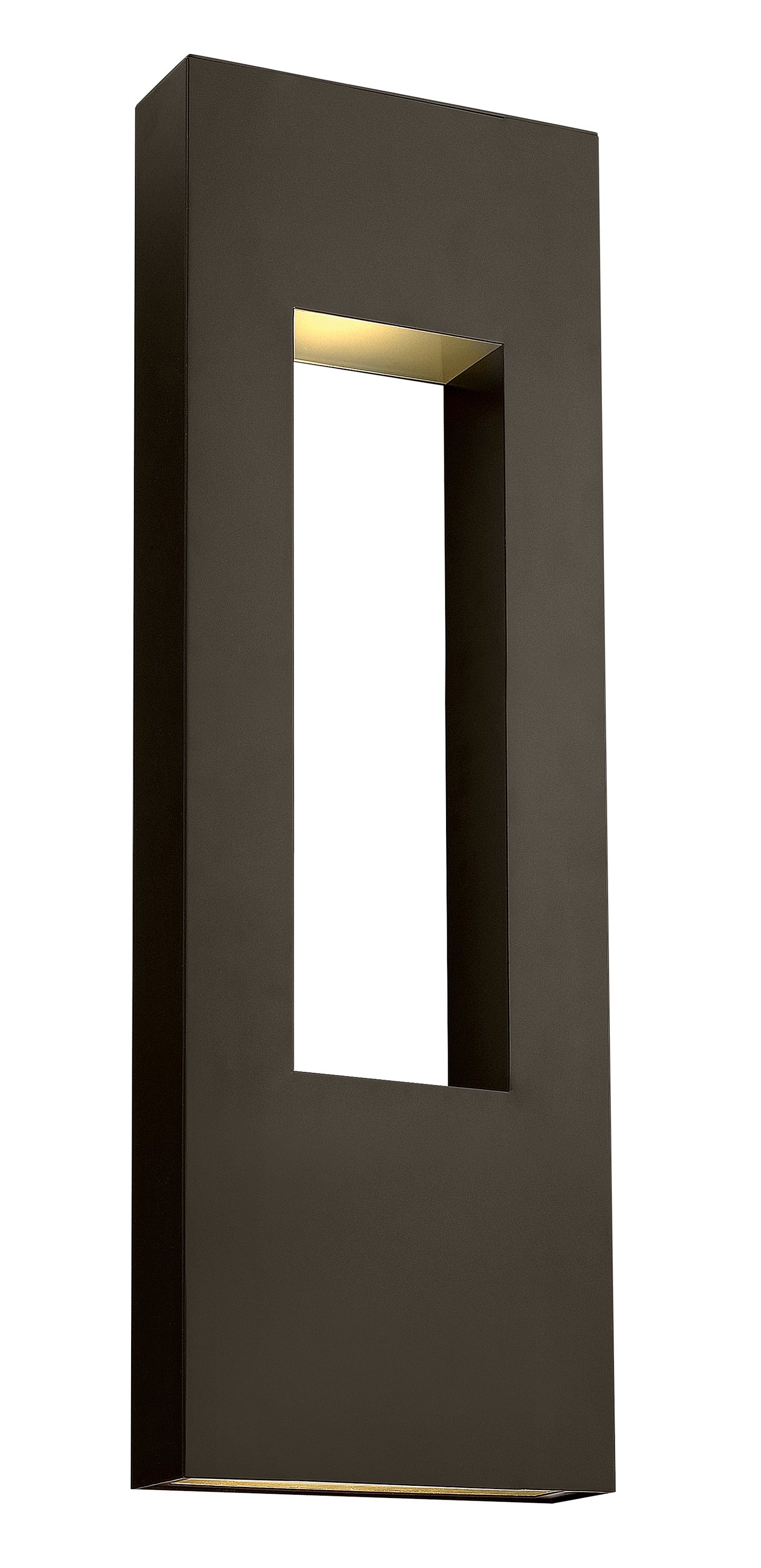Atlantis Extra Large Wall Mount Lantern In Light Bronze Finish