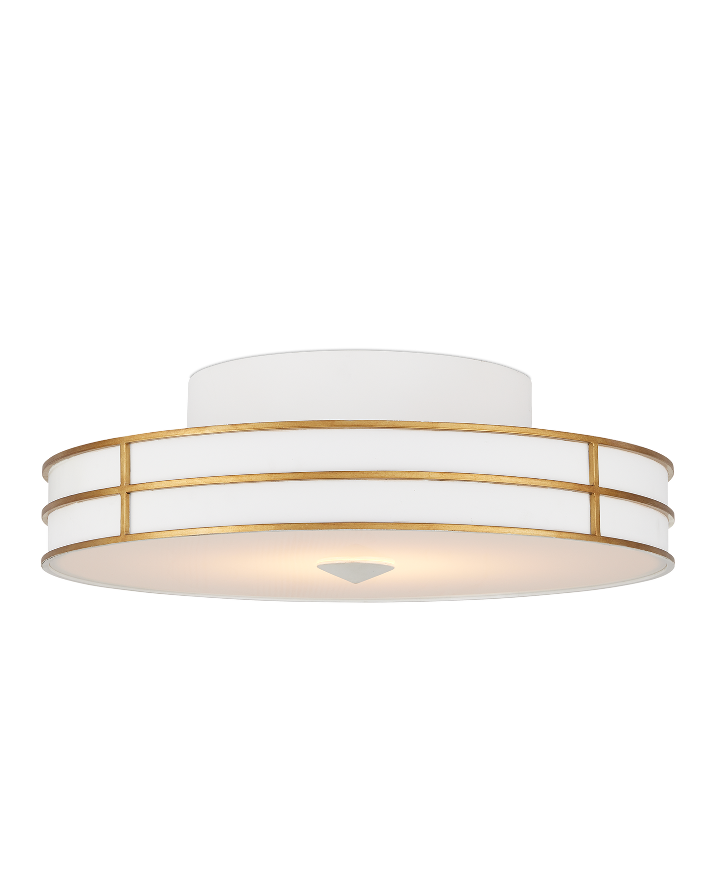 Fielding White Flush Mount