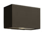 Atlantis Extra Small Down Light Wall Mount Lantern In Light Bronze Finish