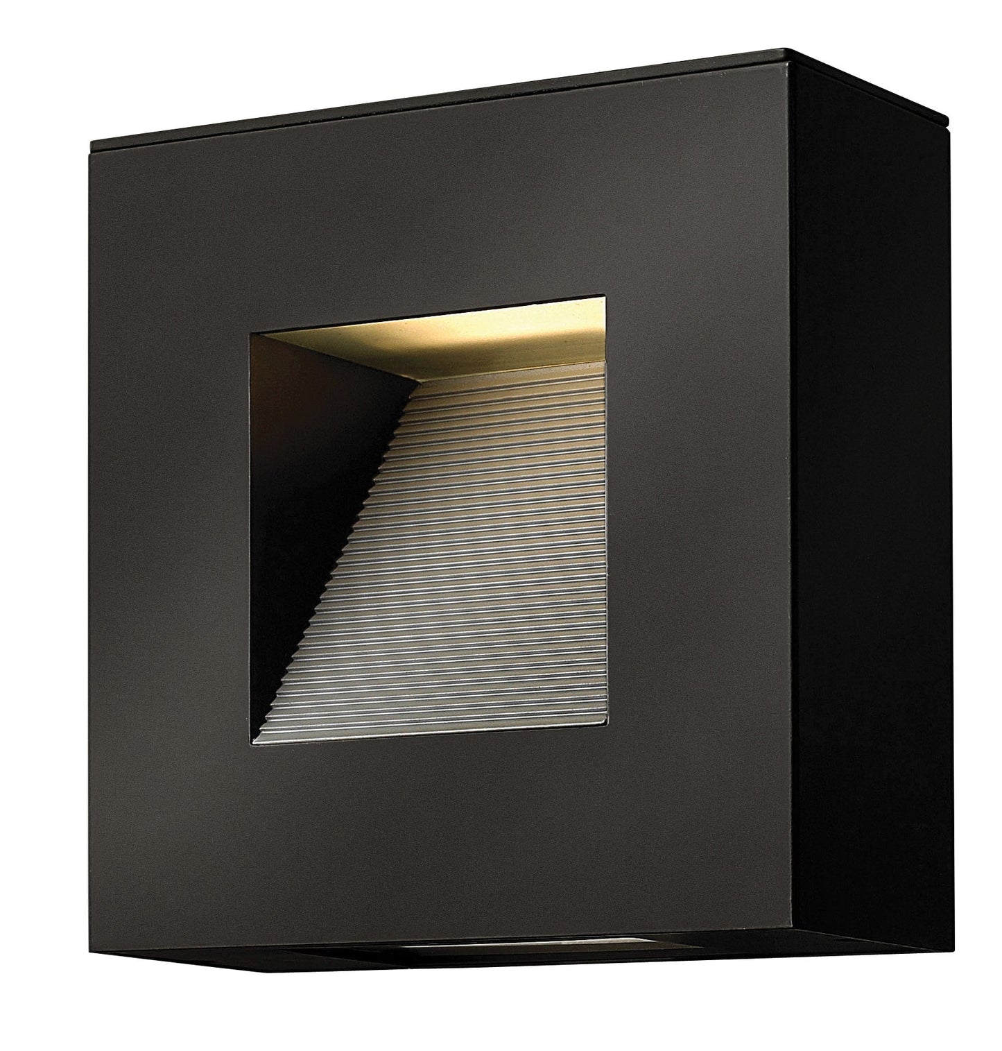 Luna Small Wall Mount Lantern In Black Finish