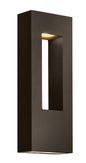 Atlantis Medium Wall Mount Lantern In Light Bronze Finish