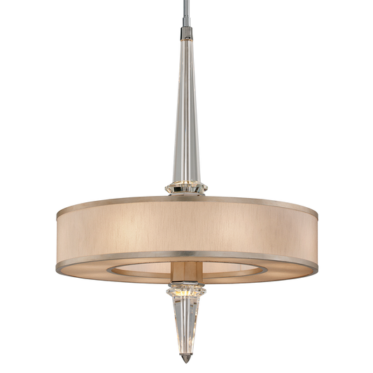Modernist Pendant In POL SS W SILVER/GOLD LEAF Finish