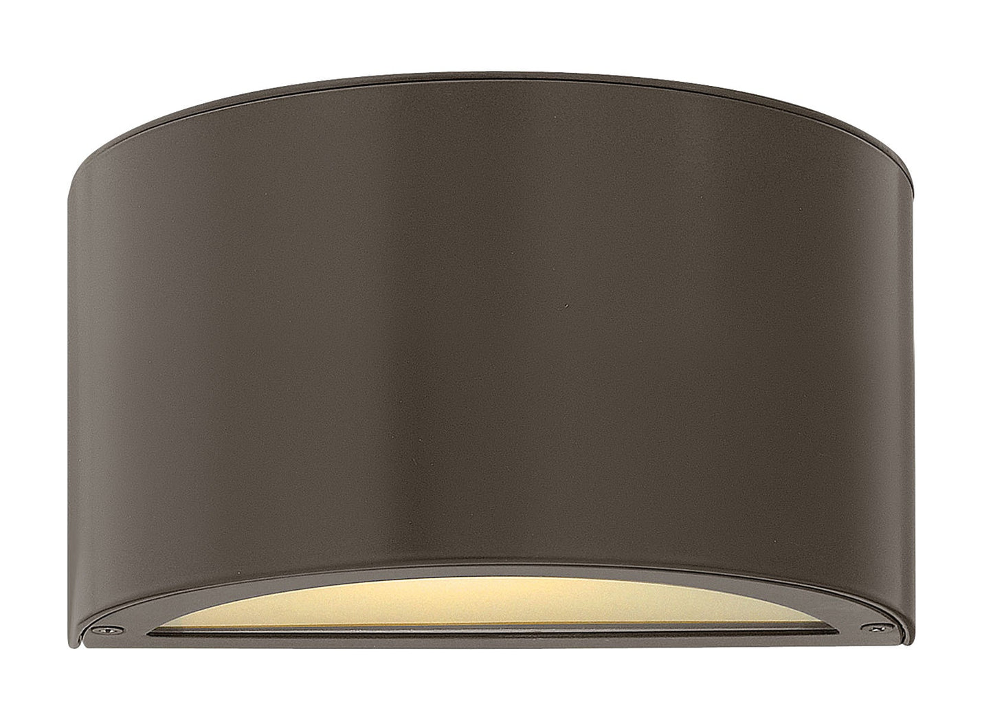 Luna Extra Small Down Light Wall Mount Lantern In Light Bronze Finish