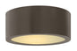 Luna Extra Small Flush Mount In Light Bronze Finish