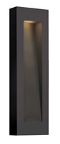 Luna Large Wall Mount Lantern In Light Bronze Finish