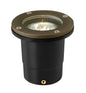 Hardy Island Well Light 12V Flat Top Well Light In Light Bronze Finish