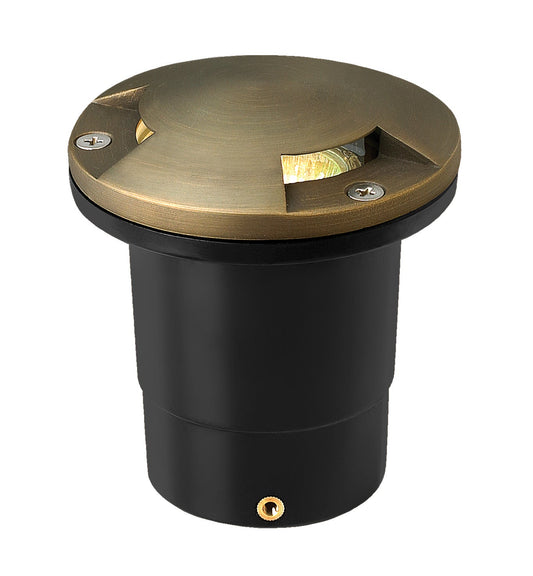Hardy Island Well Light 12V  Well Light In Light Bronze Finish