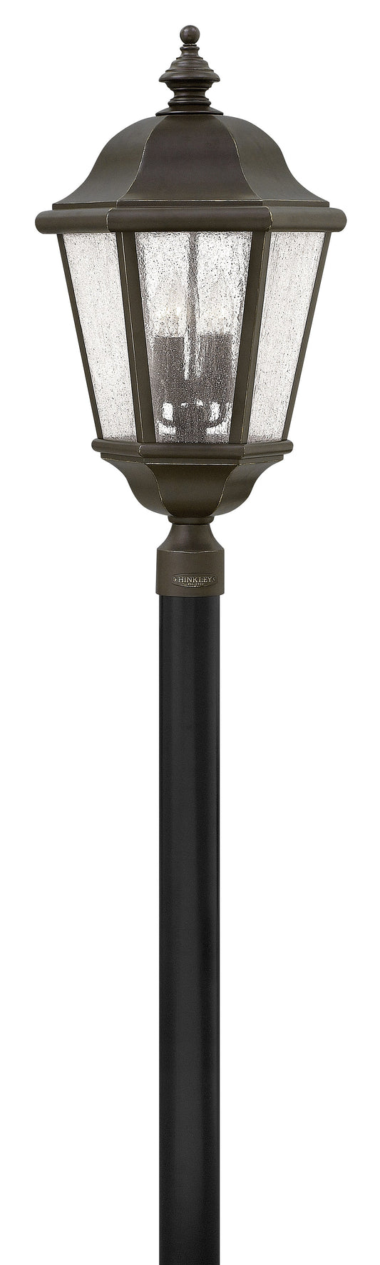 Edgewater Large Post Top or Pier Mount Lantern In Light Bronze Finish