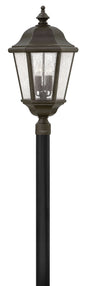 Edgewater Large Post Top or Pier Mount Lantern In Light Bronze Finish