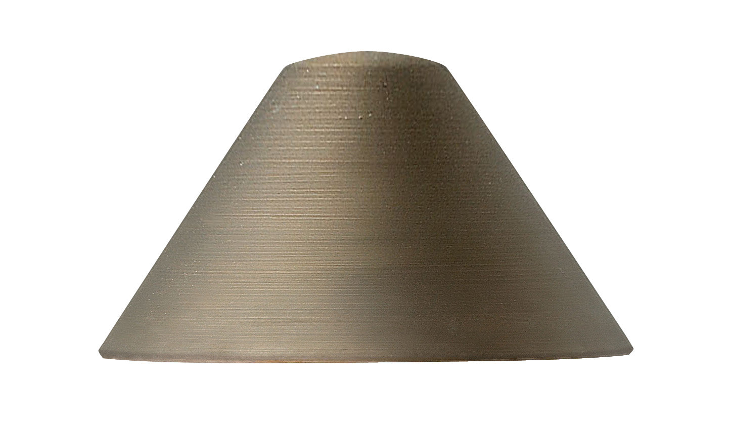 Hardy Island Deck Light 12V Triangular LED Deck Sconce In Light Bronze Finish