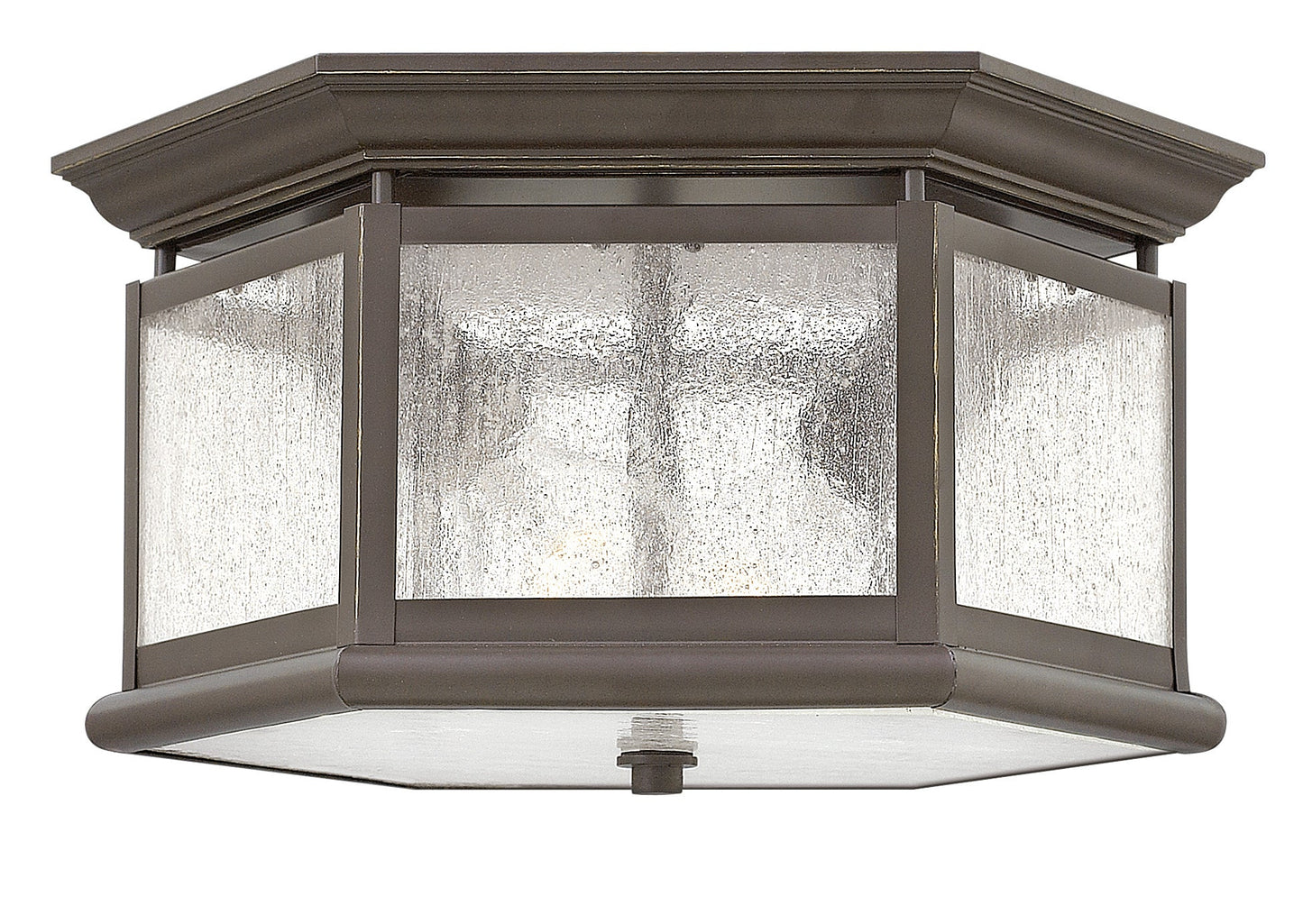 Edgewater Small Flush Mount In Light Bronze Finish