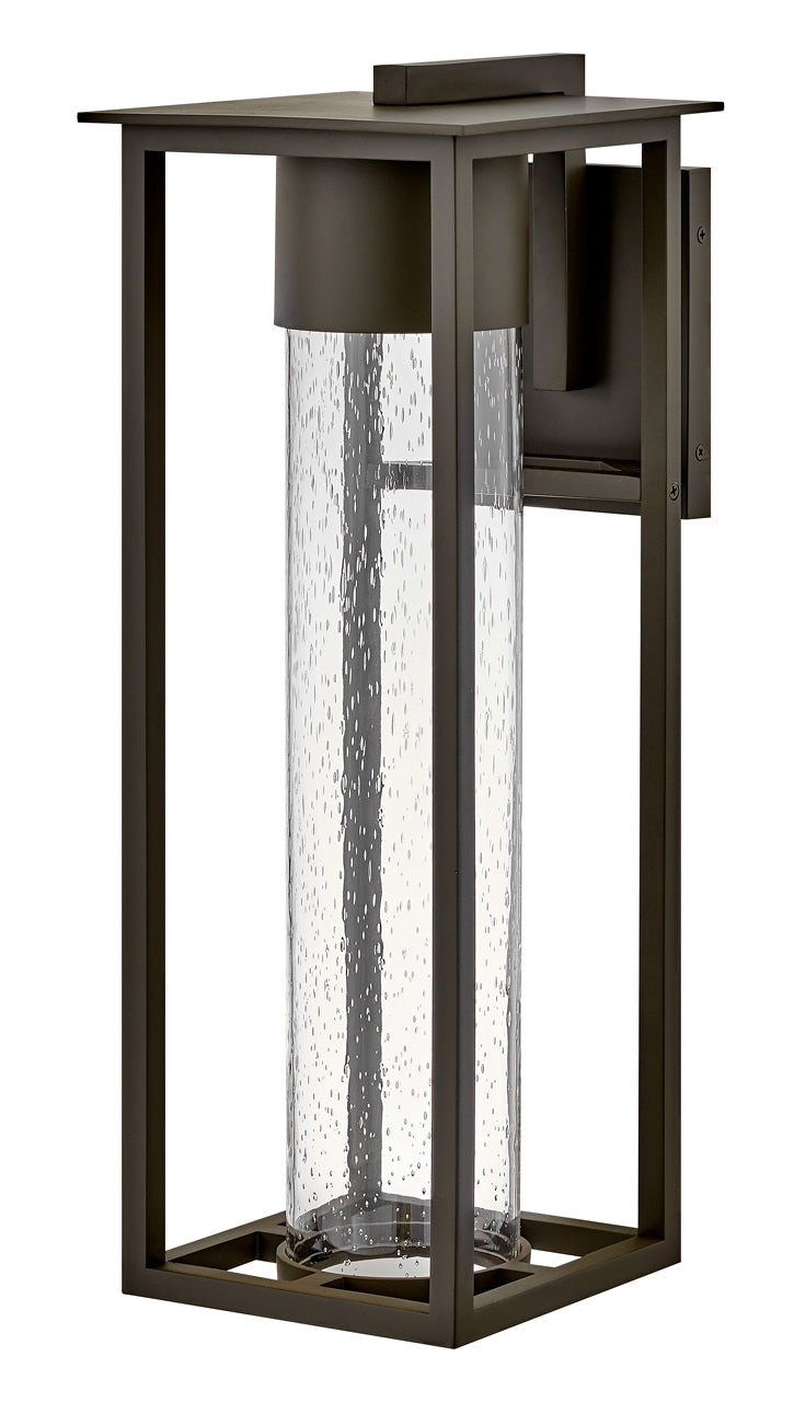 Coen Large Wall Mount Lantern In Light Bronze Finish