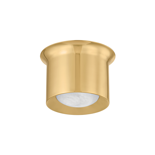 NOXON Flush Mount with Aged Brass Finish