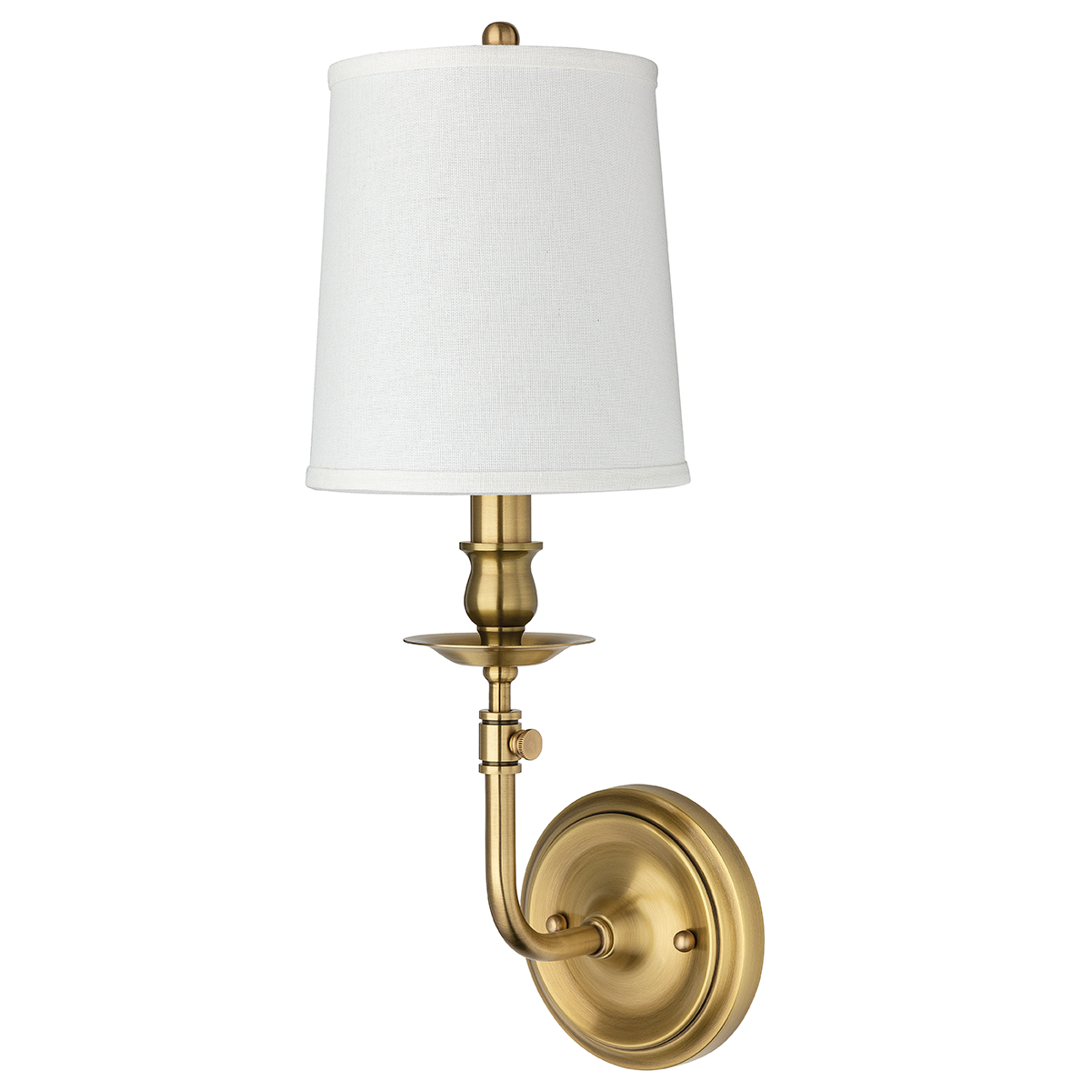 Logan Wall Sconce with Aged Brass Finish