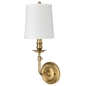 Logan Wall Sconce with Aged Brass Finish