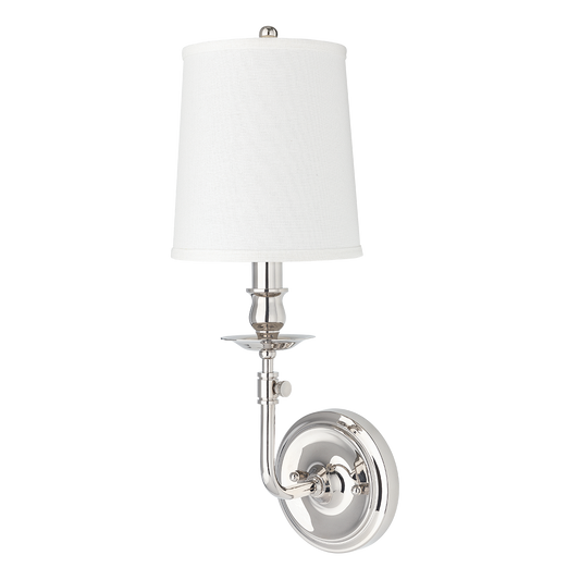 Logan Wall Sconce with Polished Nickel Finish