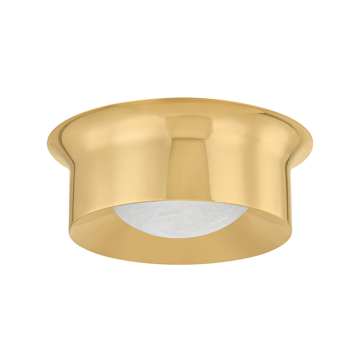 NOXON Flush Mount with Aged Brass Finish