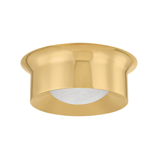 NOXON Flush Mount with Aged Brass Finish