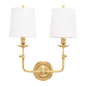 Logan Wall Sconce with Aged Brass Finish
