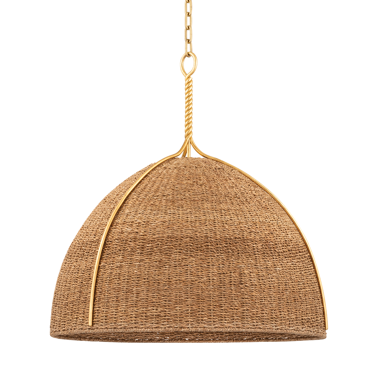 Woodlawn Pendant with Vintage Gold Leaf Finish