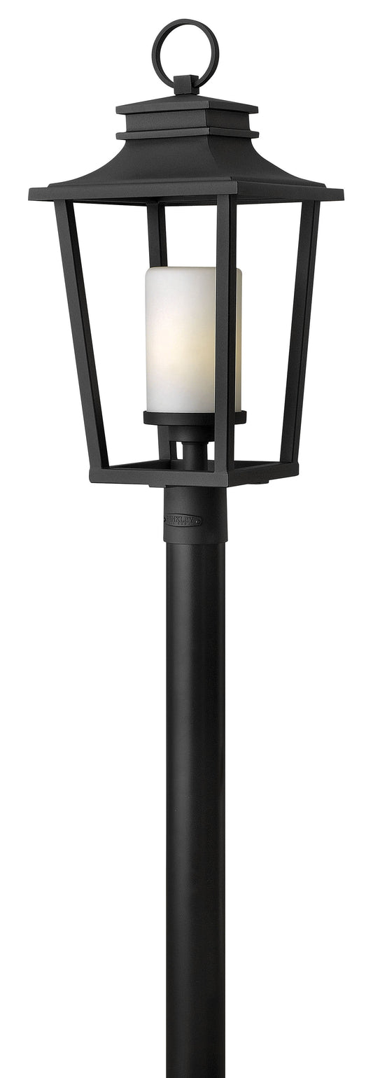 Sullivan Large Post Top or Pier Mount Lantern In Black Finish