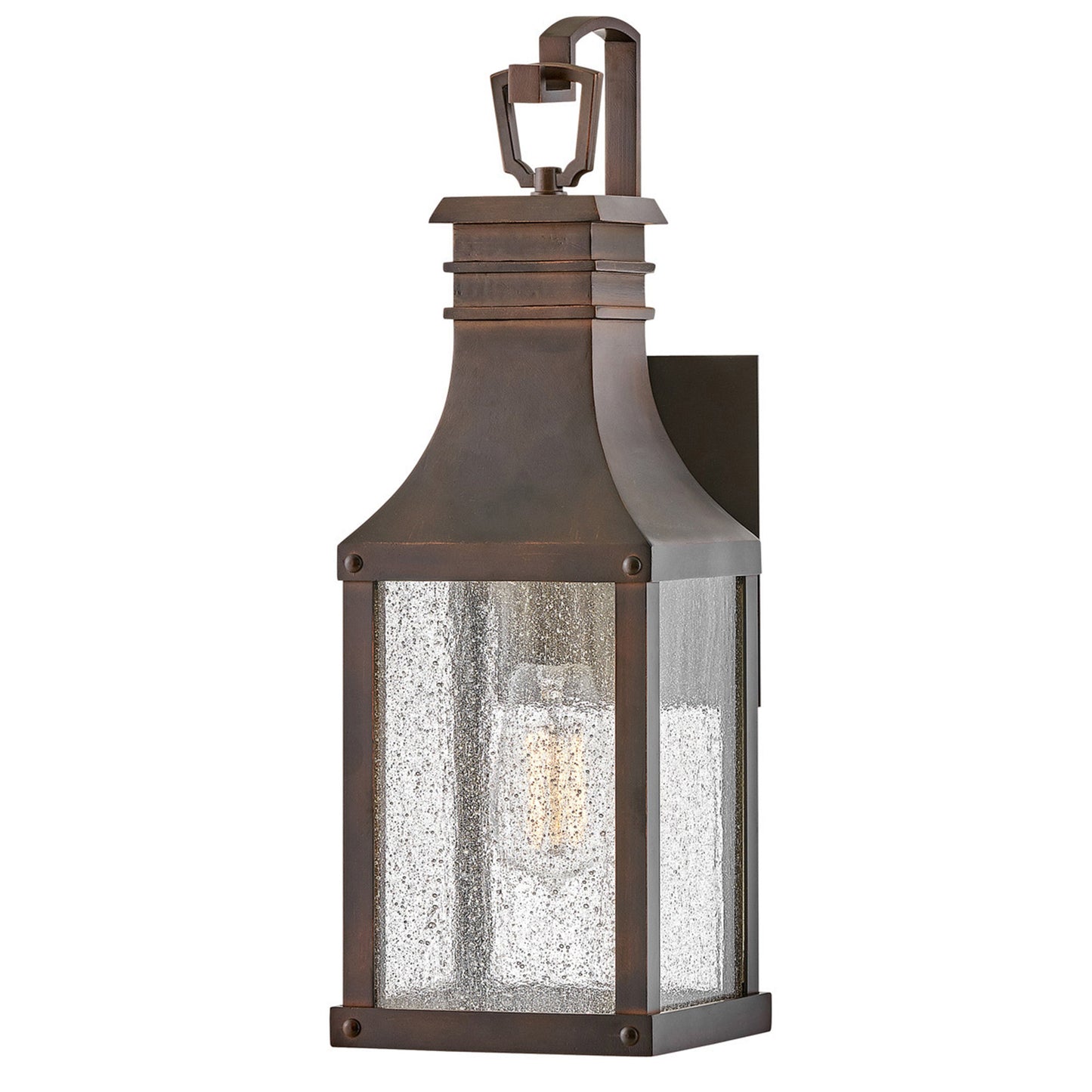Beacon Hill Medium Wall Mount Lantern In Copper Finish