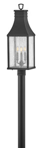 Beacon Hill Large Post Top or Pier Mount Lantern In Black Finish