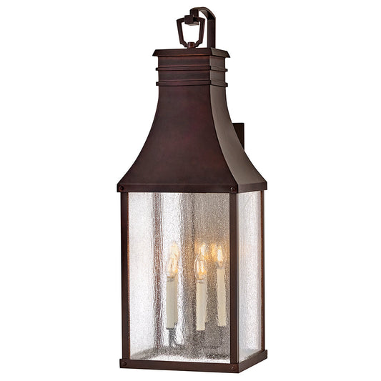 Beacon Hill Extra Large Wall Mount Lantern In Copper Finish