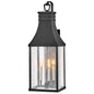 Beacon Hill Extra Large Wall Mount Lantern In Black Finish