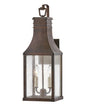 Beacon Hill Large Wall Mount Lantern In Copper Finish