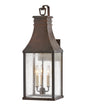 Beacon Hill Large Wall Mount Lantern In Copper Finish