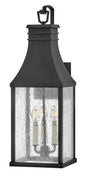 Beacon Hill Large Wall Mount Lantern In Black Finish