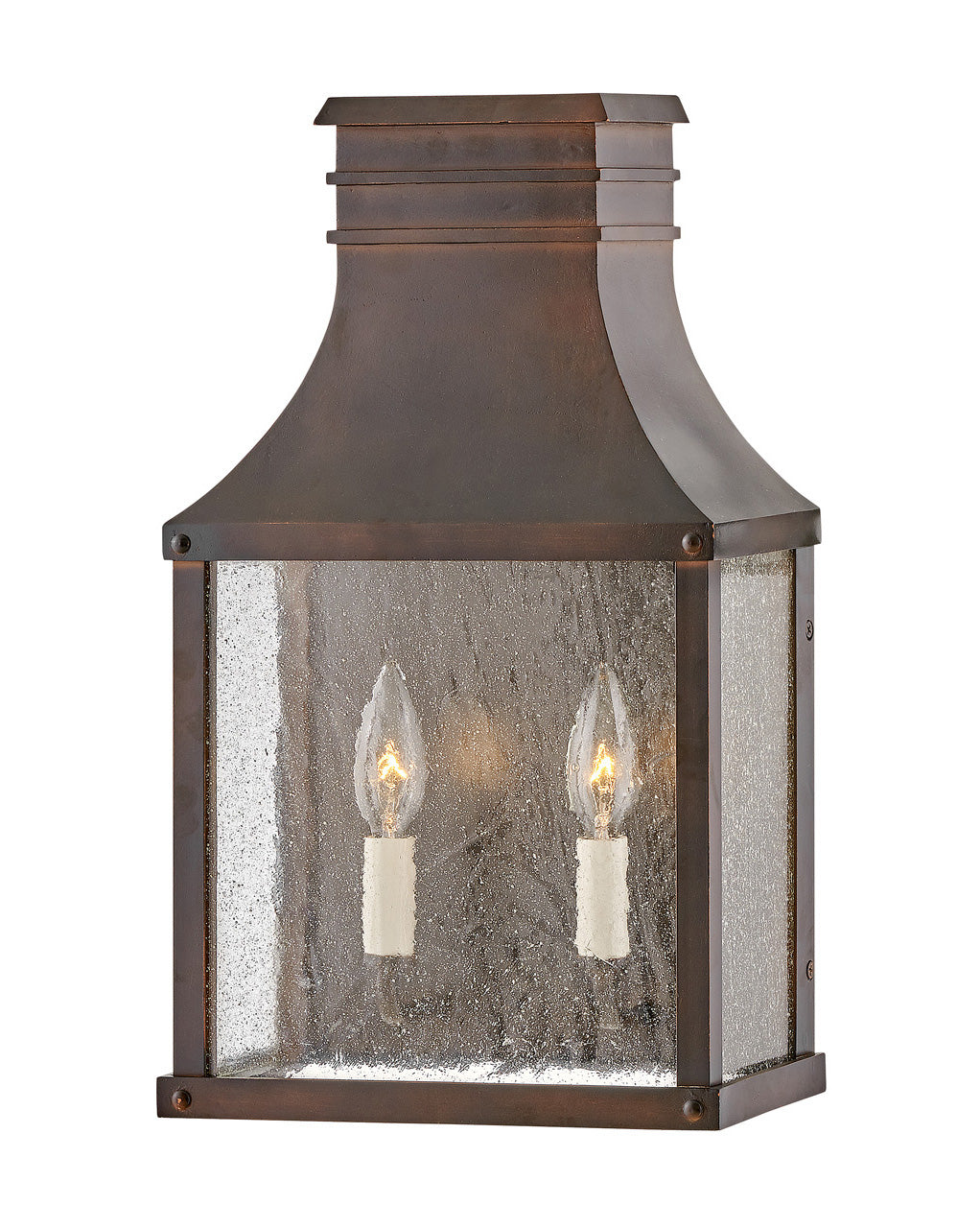 Beacon Hill Medium Wall Mount Lantern In Copper Finish