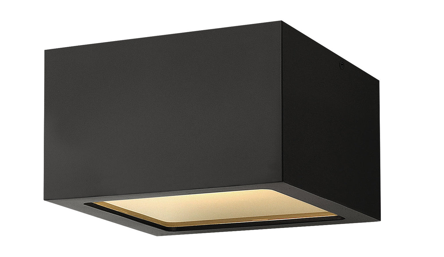 Kube Extra Small Flush Mount In Black Finish