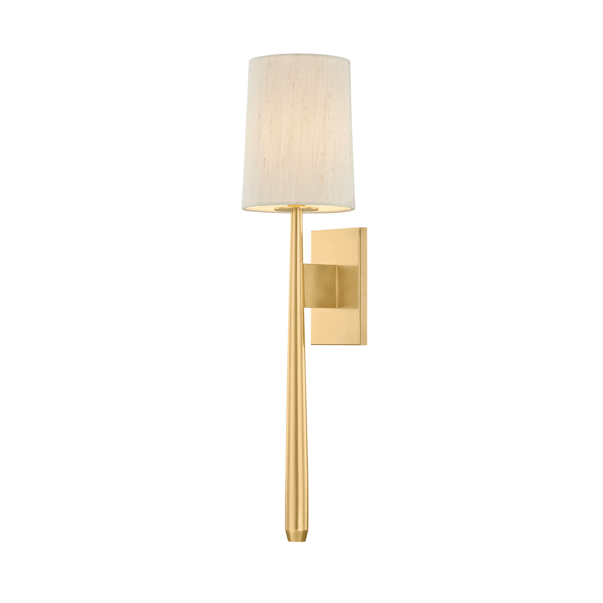 BRIDGETON Wall Sconce with AGED BRASS Finish
