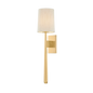 BRIDGETON Wall Sconce with AGED BRASS Finish
