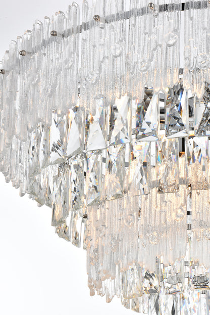 Emilia 25 inch Chandelier in Chrome