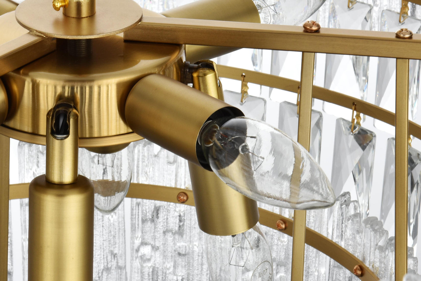 Emilia 25 inch Chandelier in Satin Gold