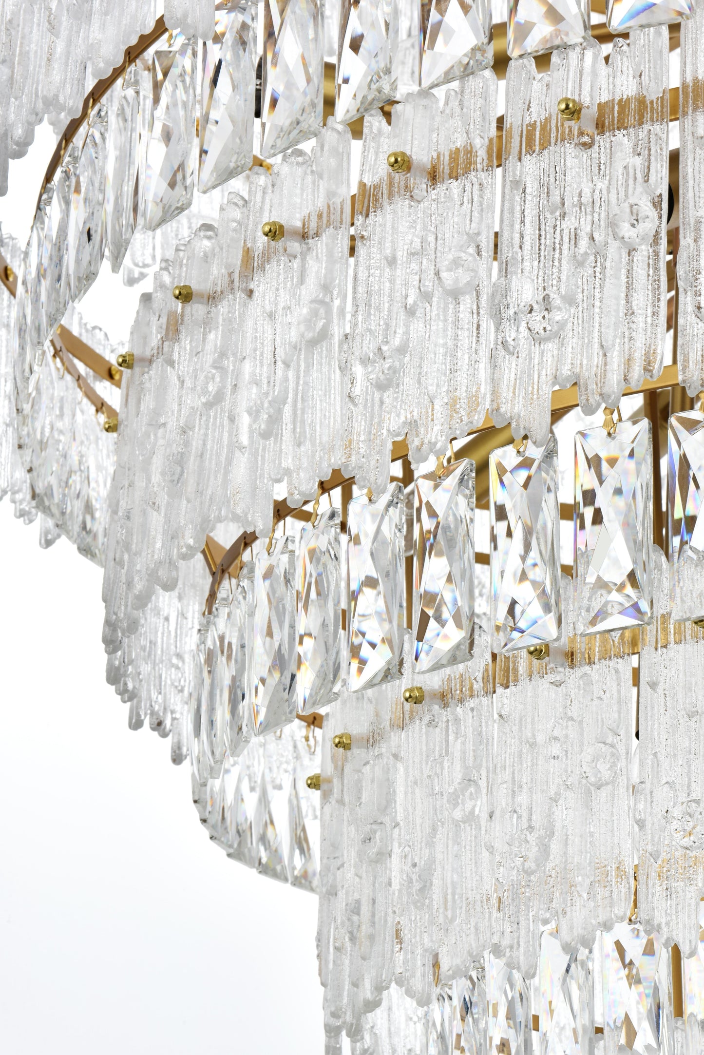 Emilia 36 inch Chandelier in Satin Gold