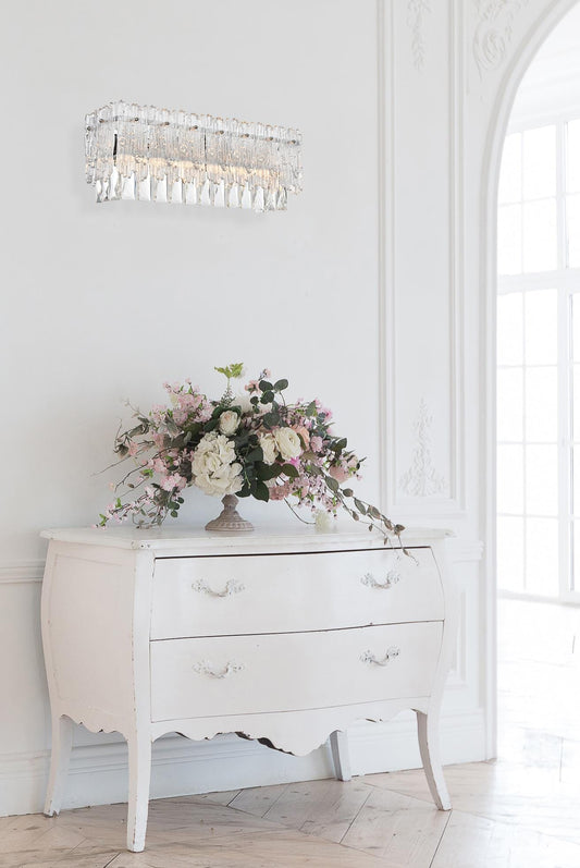 Emilia 19 inch Wall Sconce in Chrome