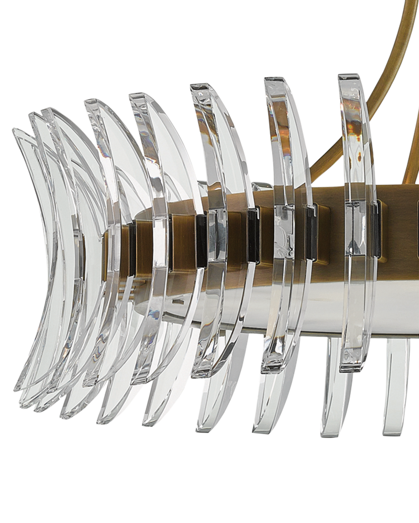 Coquette Brass Chandelier