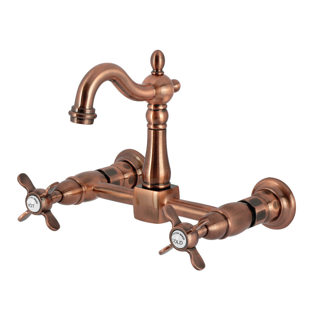 Essex Bridge Kitchen Faucet in Antique Copper
