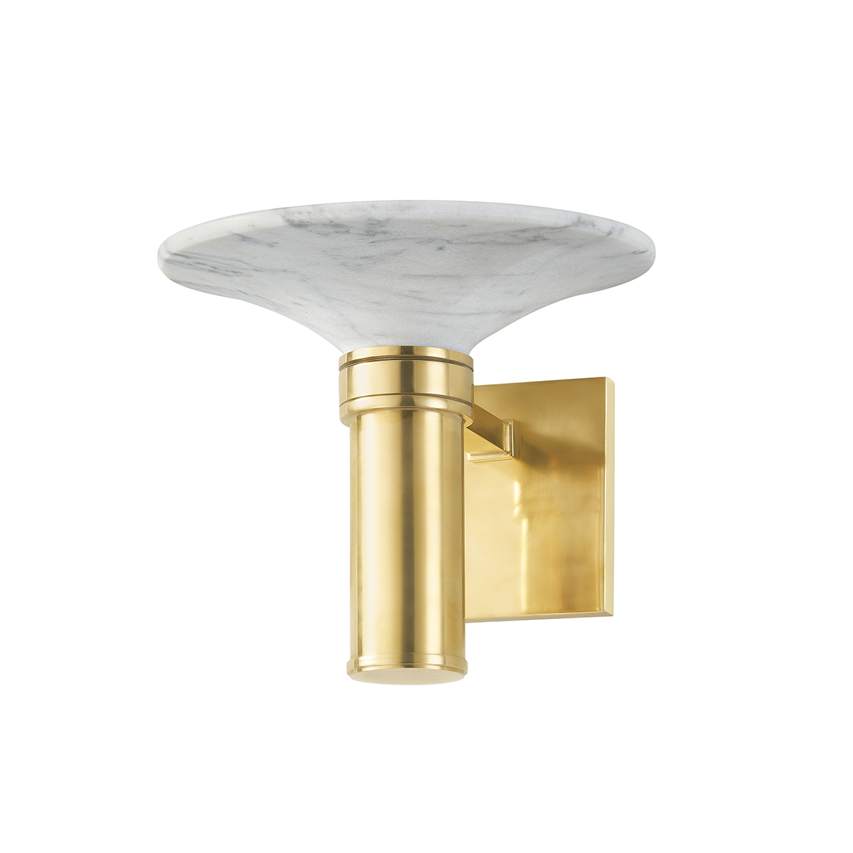 Brann Wall Sconce with Aged Brass Finish